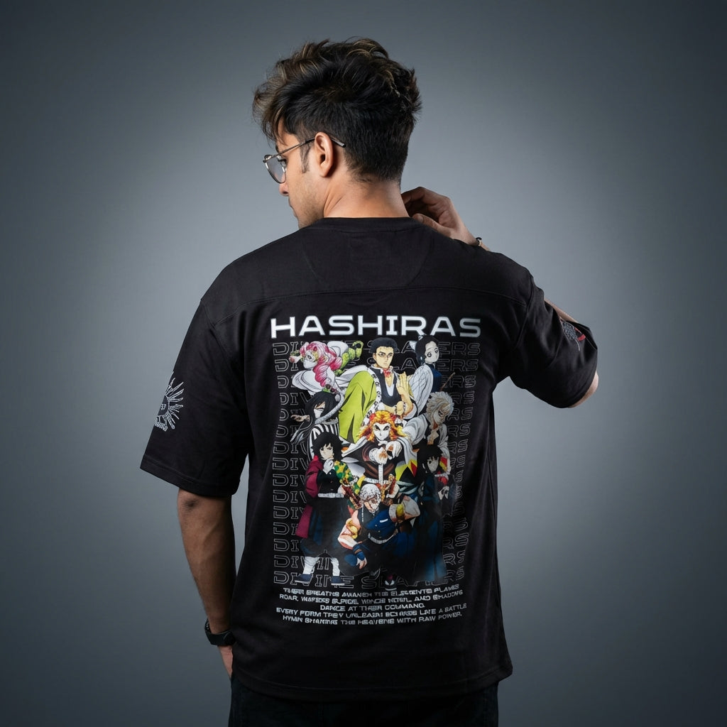 Demon Slayer Premium Oversized Printed T-Shirt