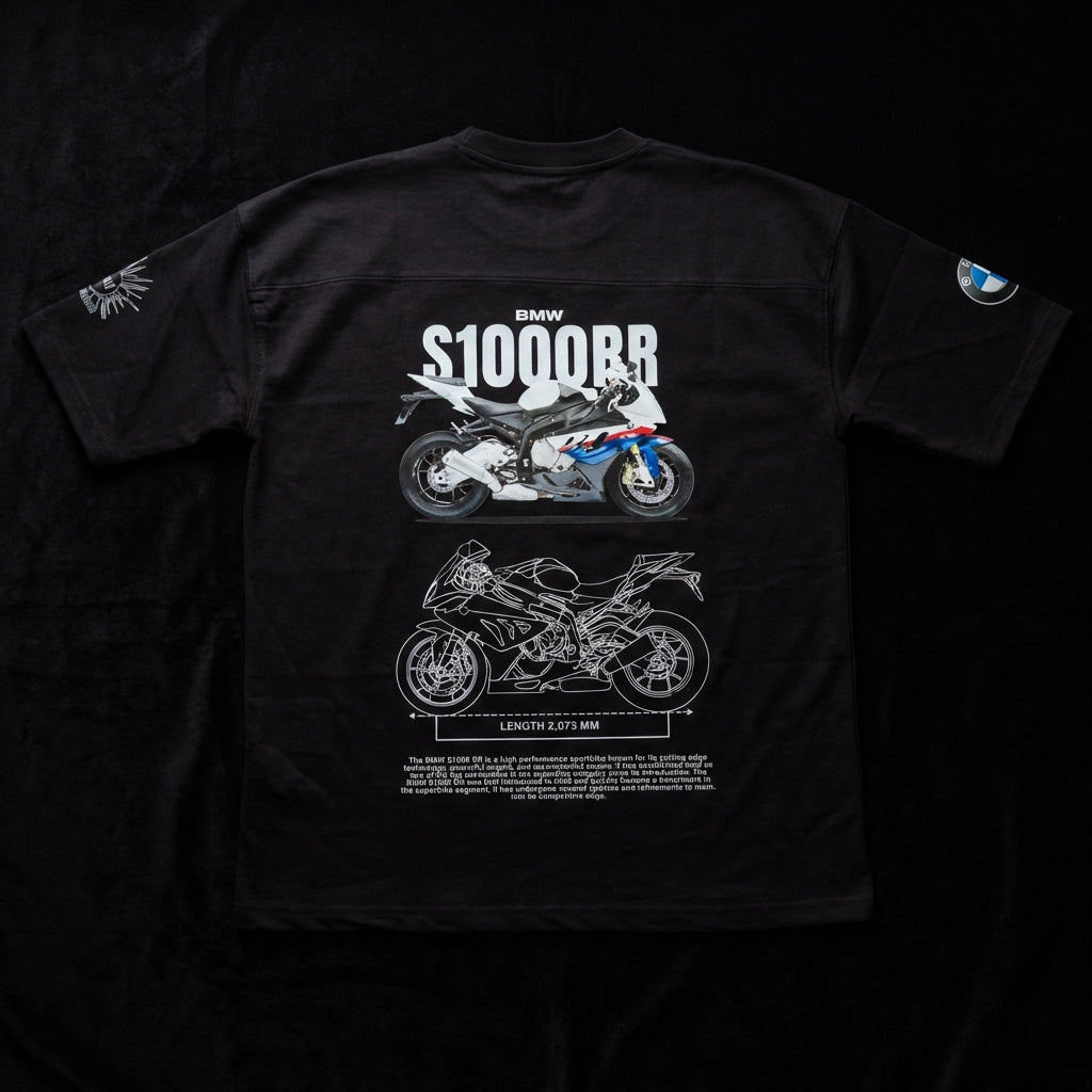 BMW s1000RR Premium Oversized Printed T-Shirt