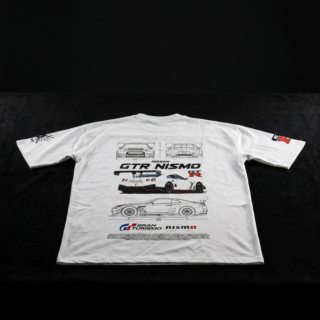 Nissan GTR Nismo Premium Oversized Printed T-Shirt