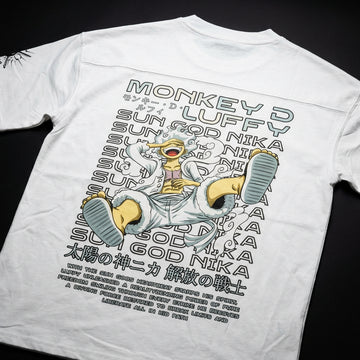 One Piece Luffy Premium Oversized Printed T-Shirt