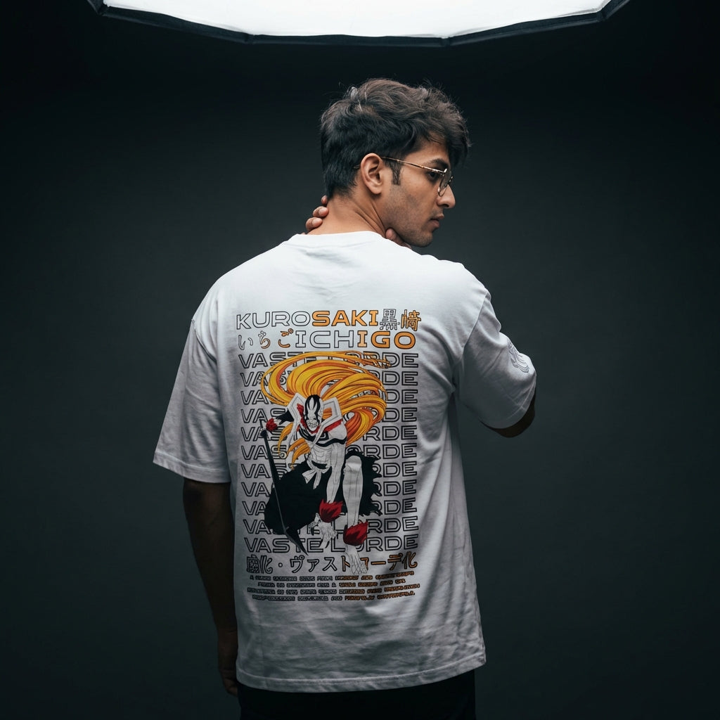 Ichigo Bleach Premium Oversized Printed T-Shirt