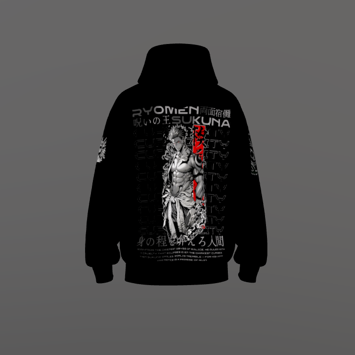 Jujutsu Kaisen Premium Oversized Printed Hoodie