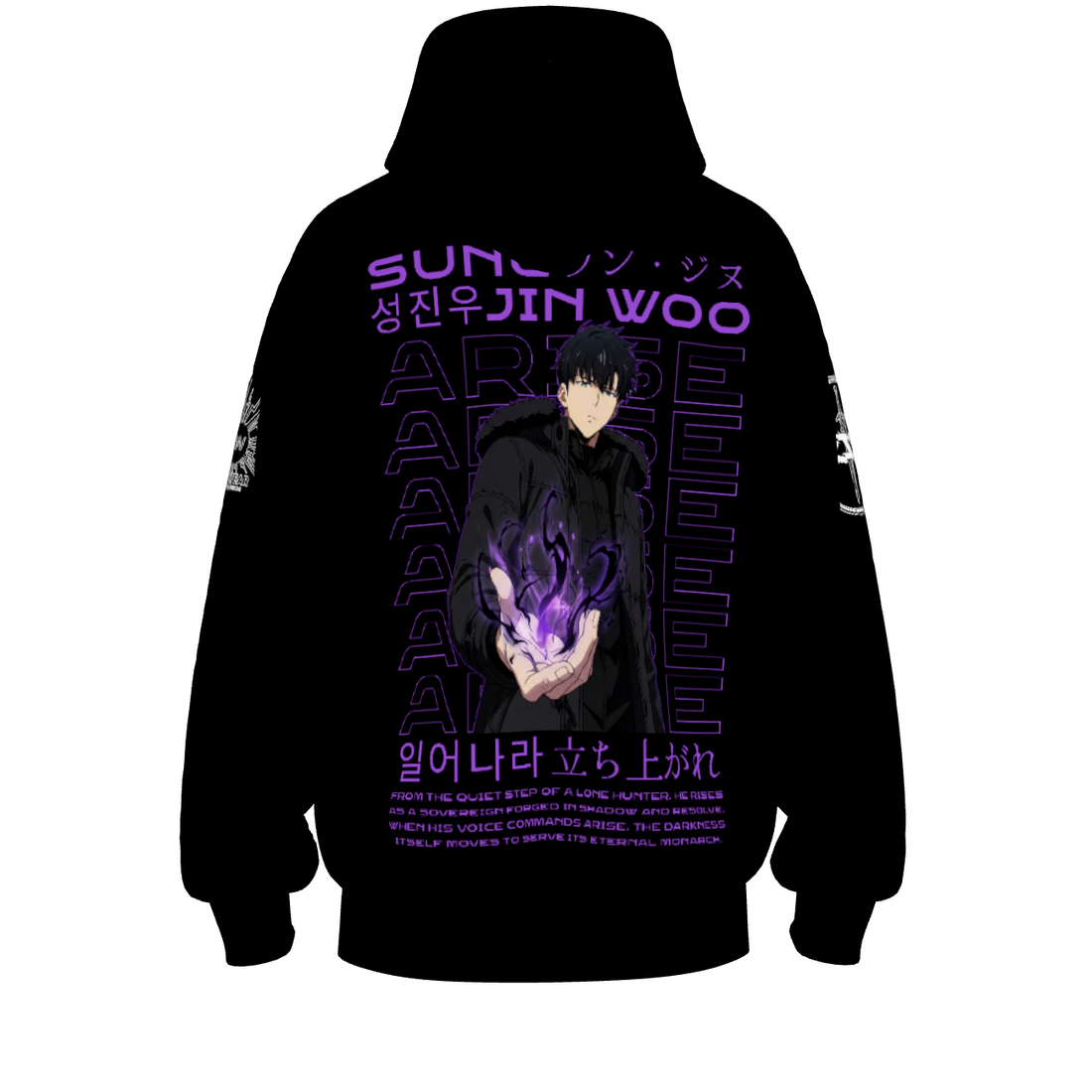 Solo Leveling Premium Oversized Printed Hoodie