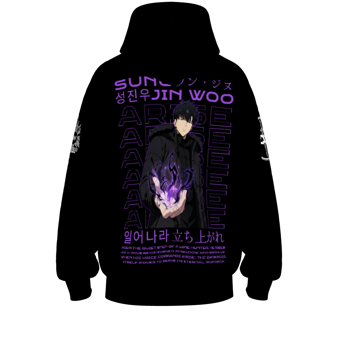 Solo Leveling Premium Oversized Printed Hoodie