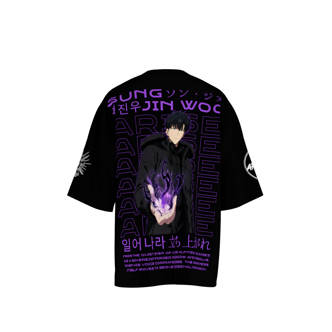 Solo Leveling Premium Oversized Printed T-Shirt