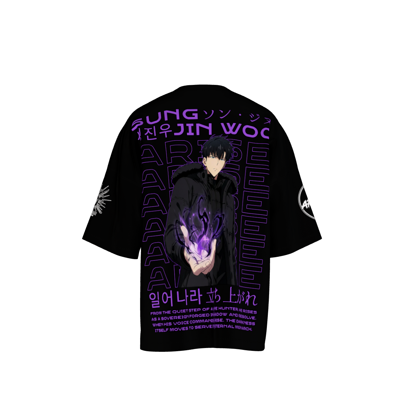 Solo Leveling Premium Oversized Printed T-Shirt