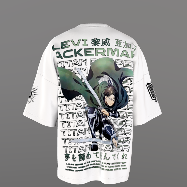 Attack on Titan Premium Oversized Printed T-Shirt