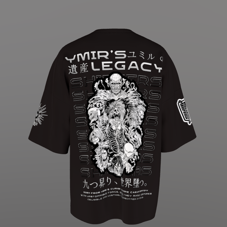 Attack on Titan Premium Oversized Printed T-Shirt