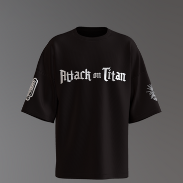 Attack on Titan Premium Oversized Printed T-Shirt