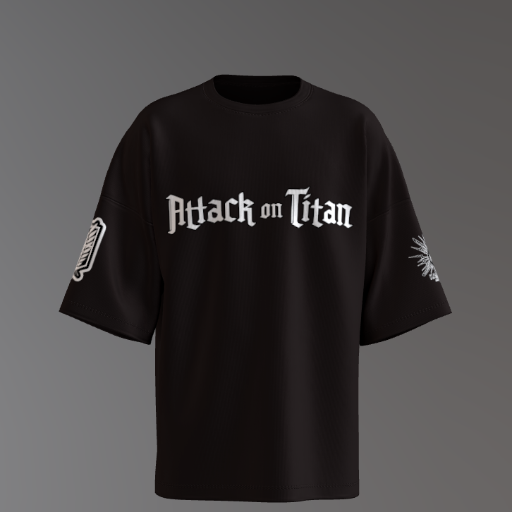Attack on Titan Premium Oversized Printed T-Shirt
