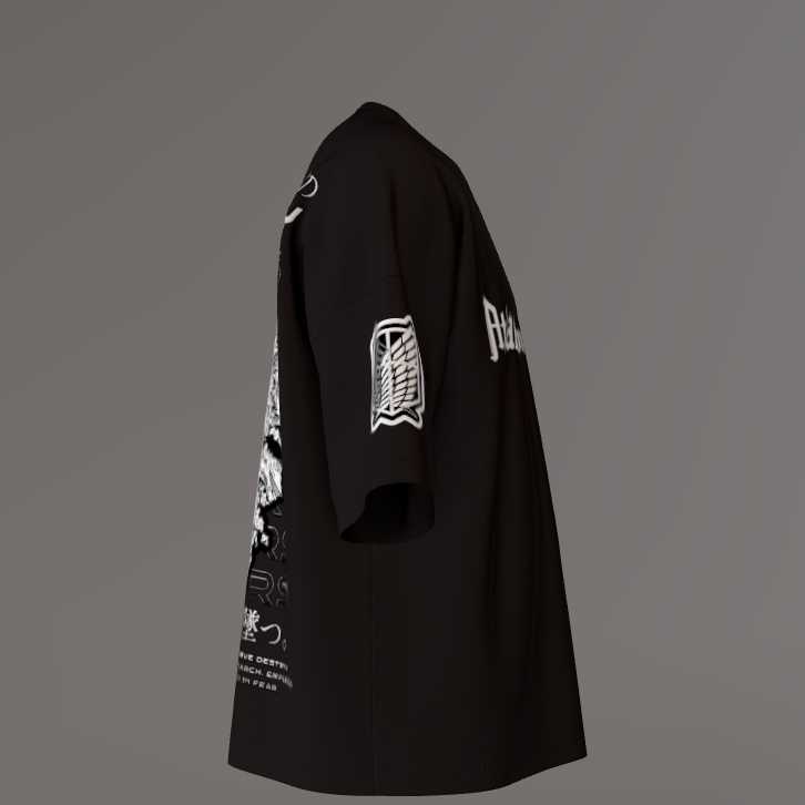 Attack on Titan Premium Oversized Printed T-Shirt