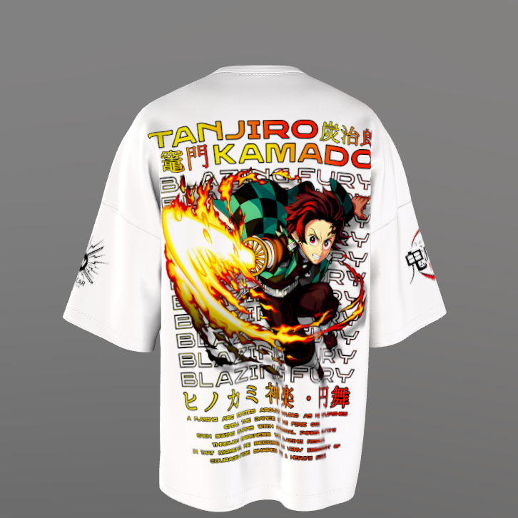 Demon slayer Premium Oversized Printed T-Shirt