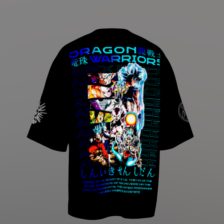 Dragon Ball Z Premium Oversized Printed T-Shirt