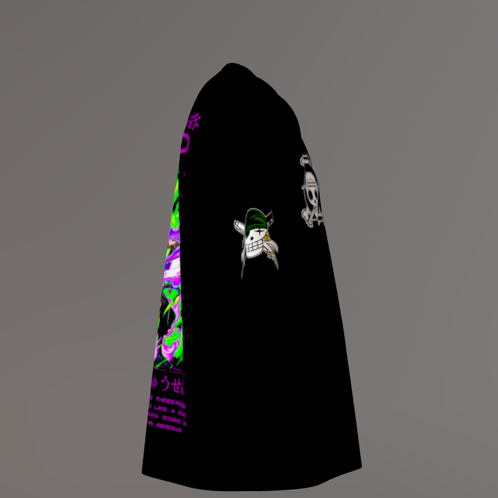 One Piece Zoro Premium Oversized Printed T-Shirt