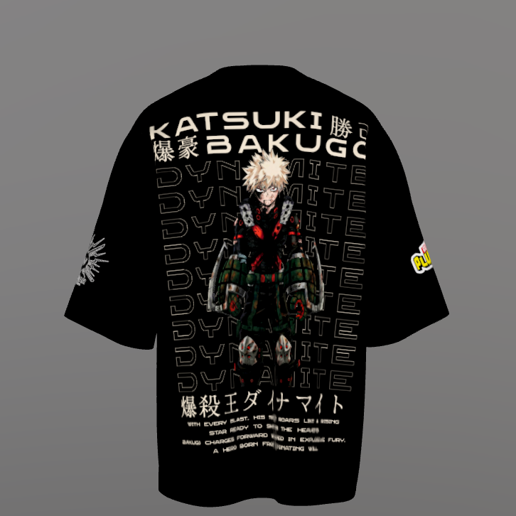 My Hero Academia Premium Oversized Printed T-Shirt