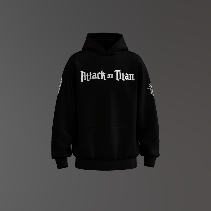 Attack on Titan Premium Oversized Printed Hoodie