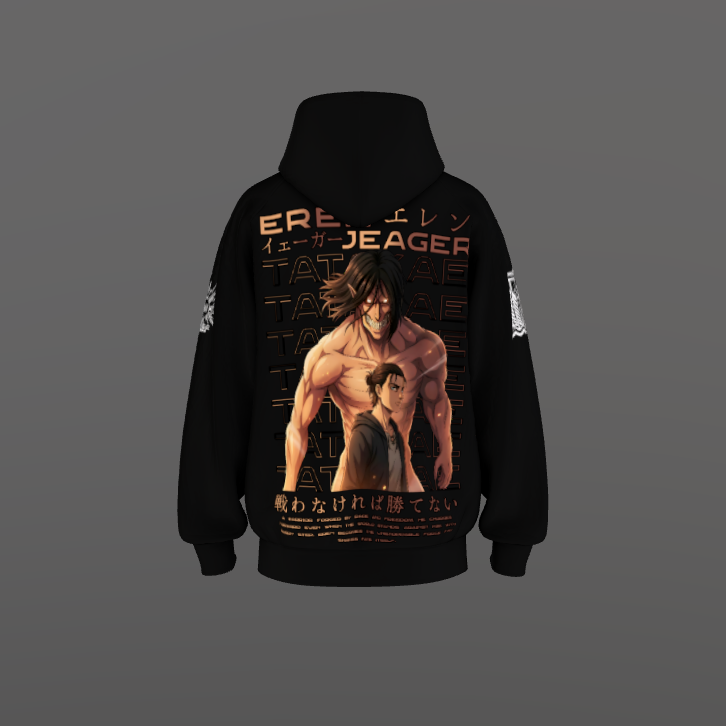 Attack on Titan Premium Oversized Printed Hoodie