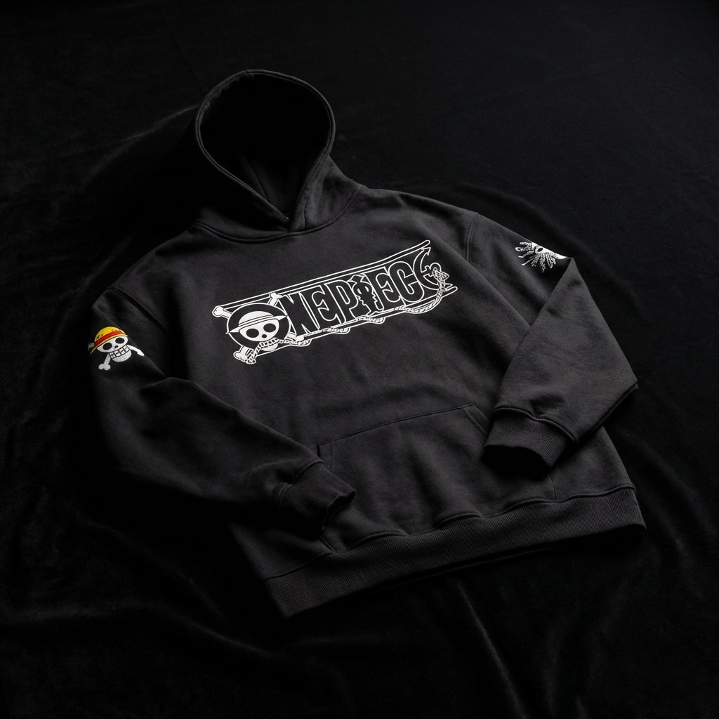 One Piece Premium Oversized Printed Hoodie