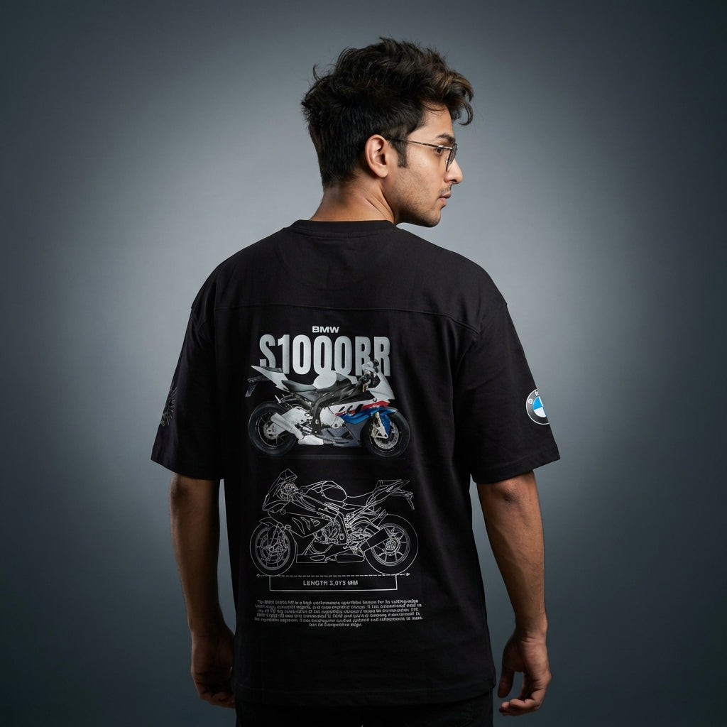 BMW s1000RR Premium Oversized Printed T-Shirt