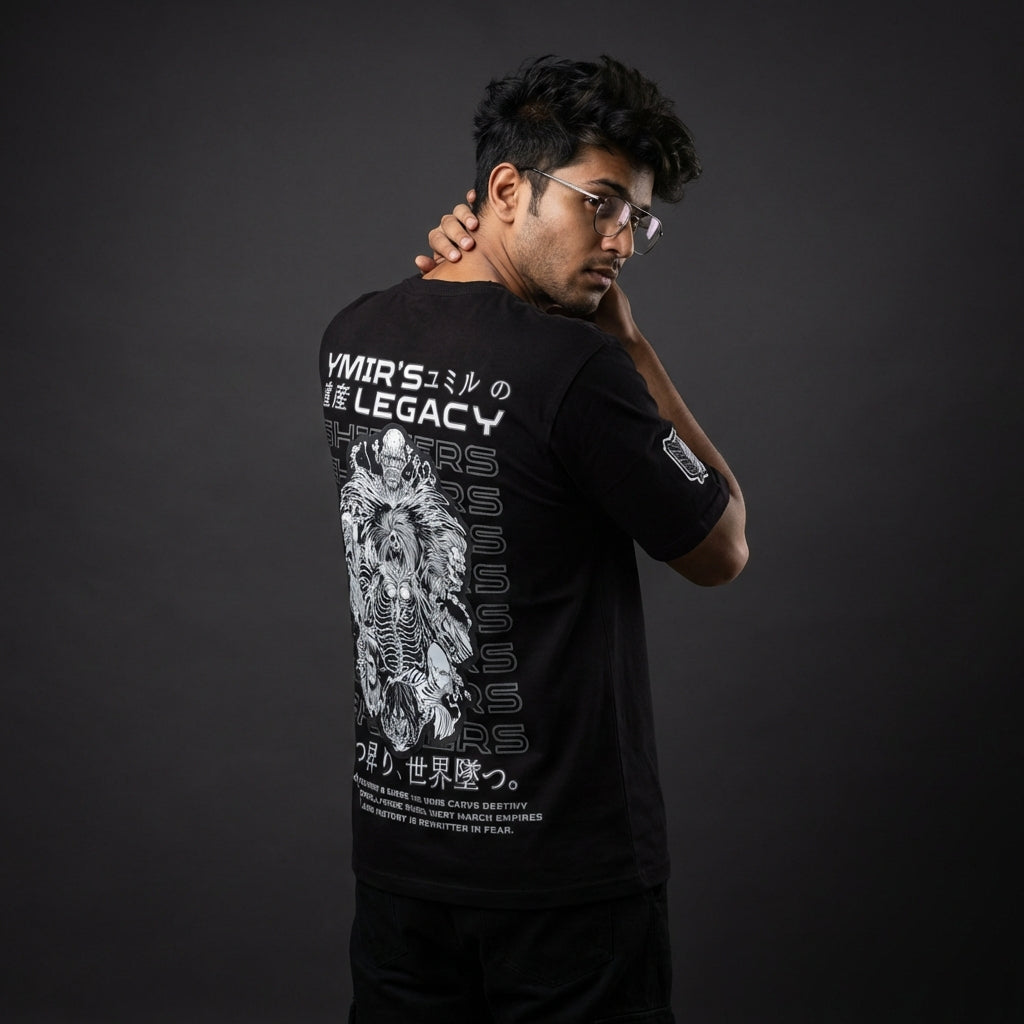 Attack on Titan Premium Oversized Printed T-Shirt