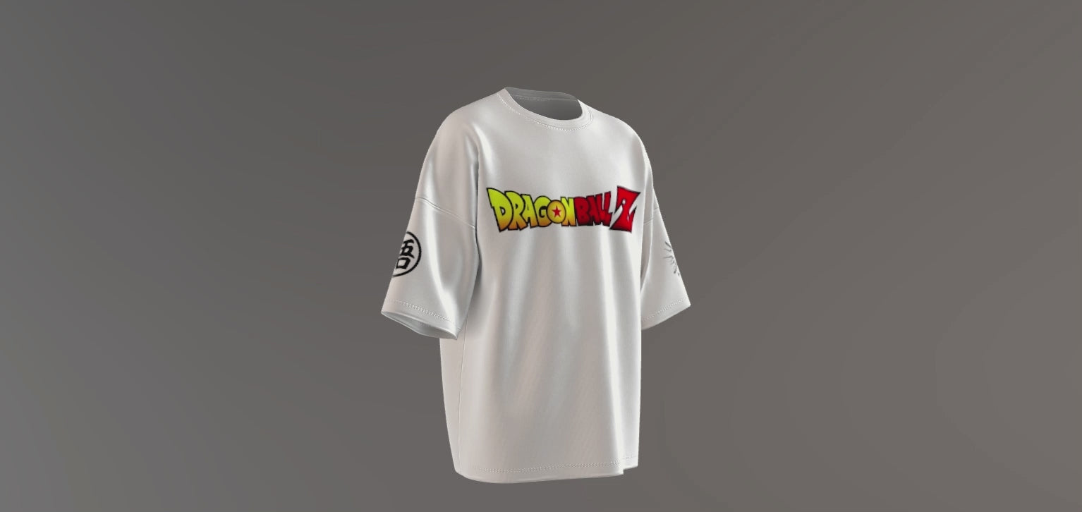 Dragon Ball Z Premium Oversized Printed T-Shirt