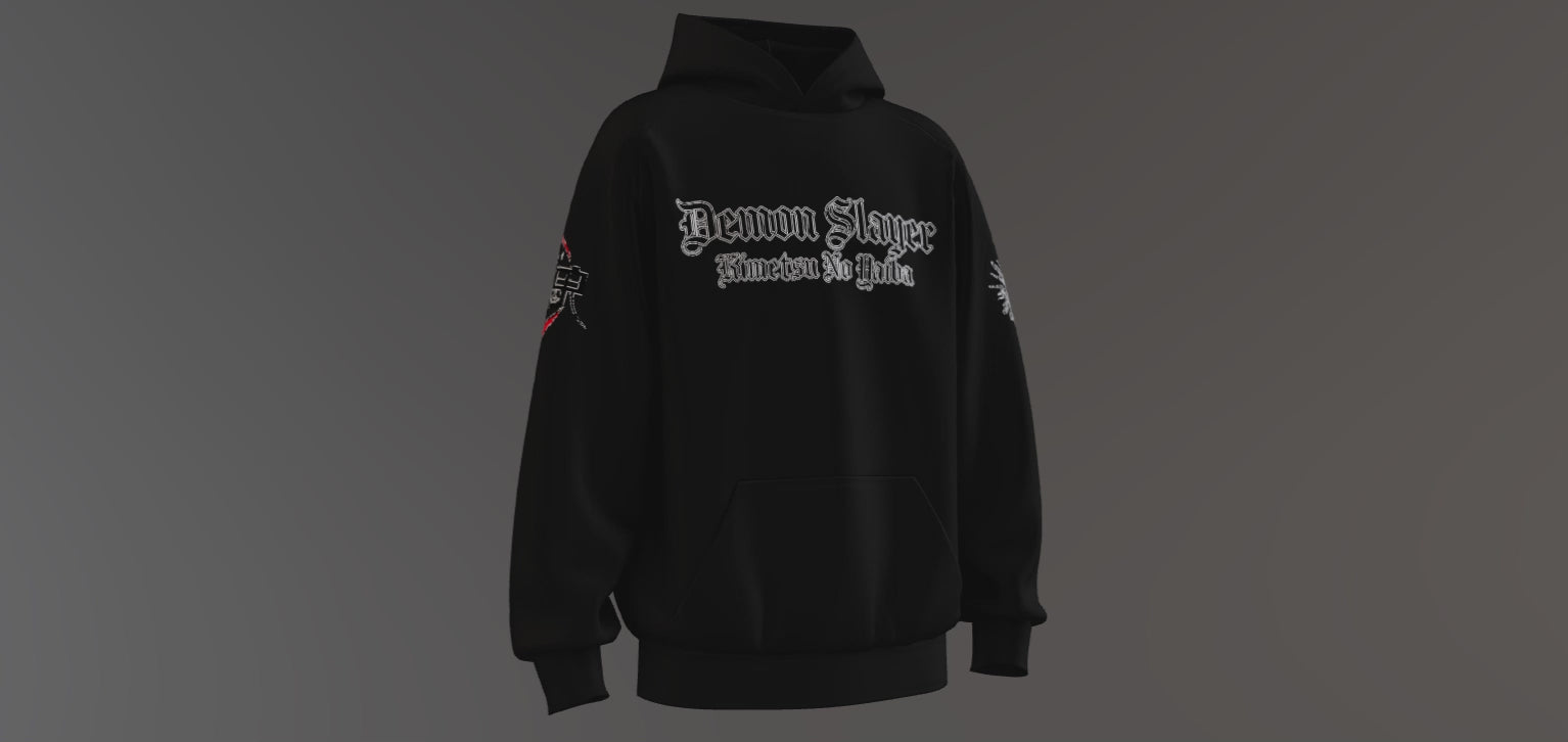 Demon Slayer Premium Oversized Printed Hoodie