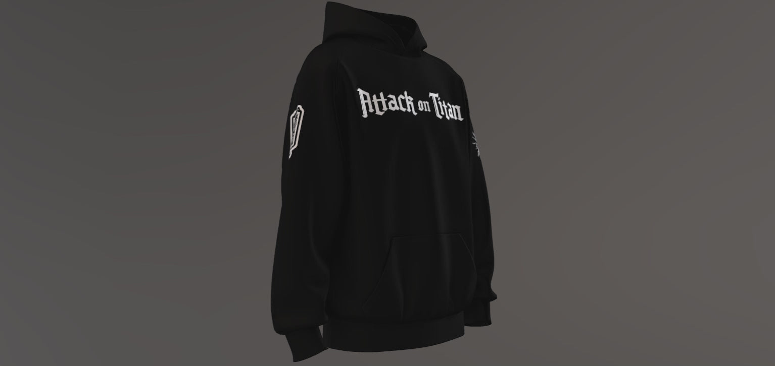 Attack on Titan Premium Oversized Printed Hoodie